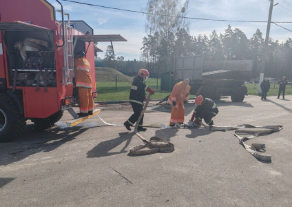 В ТПУ «Березовское» отработали действия в случае возникновения пожара