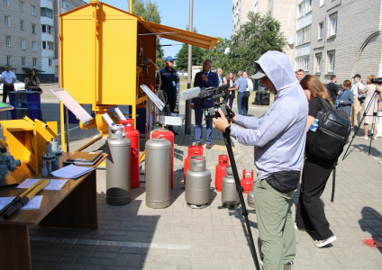 В ходе пресс-тура к профессиональному празднику газовиков журналисты постетили объекты УП «Брестоблгаз»