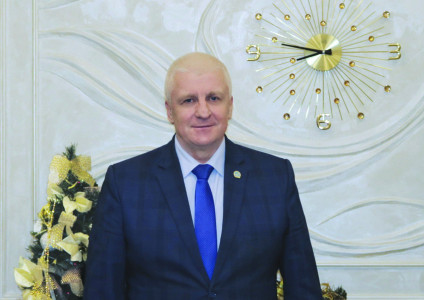 Поздравление генерального директора УП "Брестоблгаз" Е.А. Казимирчика с Новым годом