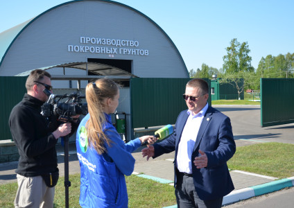 Межгосударственная телерадиокомпания «Мир» рассказала об импортозамещающем производстве покровных грунтов в ТПУ «Березовское»