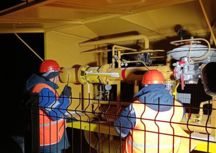 В Ляховичском районе в ходе плановых работ устранен дефект на газопроводе