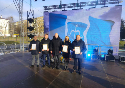 ПУ «Брестгаз» награждено дипломом второй степени в конкурсе на лучшее новогоднее оформление в Московском районе