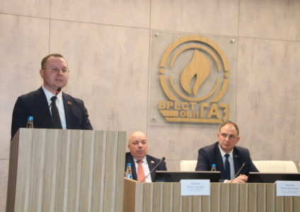Встреча в УП «Брестоблгаз» с председателем Брестского горисполкома Сергеем Лободинским