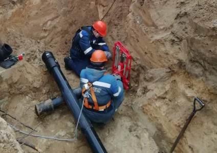 Газоопасные работы на газопроводе среднего давления в Пинском районе