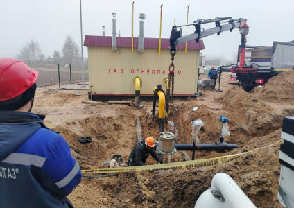 Работы по замене ГРП №28 в Пружанском районе