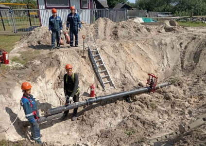 В Ивацевичском районе ведутся работы по возведению газораспределительной системы для газоснабжения деревень Речки и Краи