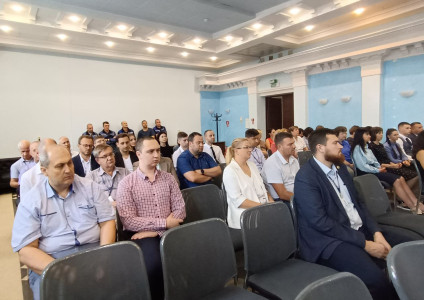 В рамках Единого дня информирования в УП «Брестоблгаз» прошла встреча с представителем Белорусского Красного Креста