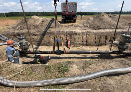 Ремонтные работы в агрогородке Борки с использованием «Стоп-системы»