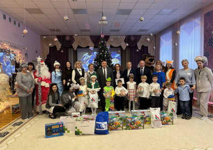 В рамках акций «Наши дети» и «Профсоюзы – детям» представители УП «Брестоблгаз» посетили детский сад №7 г. Бреста