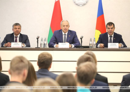 В ПУ «Брестгаз» Глава Администрации Президента Республики Беларусь Игорь Сергеенко провел встречу с перспективным кадровым резервом облисполкома