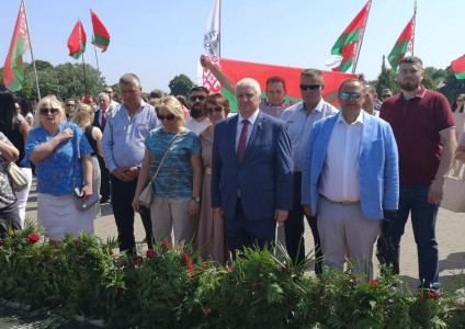 Руководители и специалисты предприятия «Брестоблгаз» приняли участие в праздничных мероприятиях, посвященных Дню Независимости Республики Беларусь