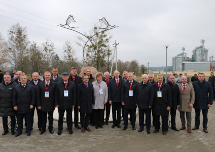 В ходе отраслевых «Дожинок-2023» в Доманово открыли сквер «Мира и созидания»