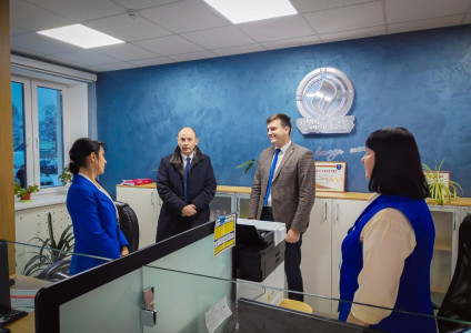 Генеральный директор ГПО «Белтопгаз» Алексей Кушнаренко в ходе рабочей поездки посетил Лунинецкий район газоснабжения