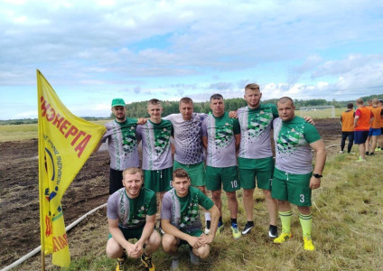 Команда ТПУ «Березовское» – 5-кратный чемпион республиканского турнира по футболу на болоте